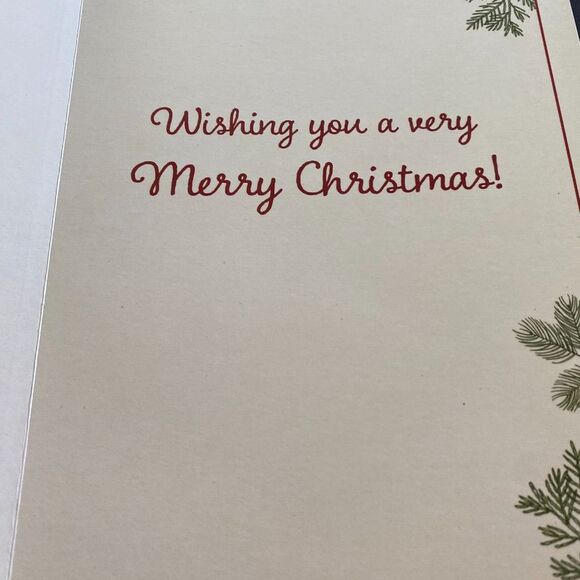 St Labre Indian School Red Truck with Puppy Christmas Greeting Card w/ Envelope - Picture 4 of 8